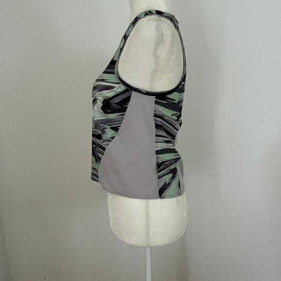 Lululemon Swift Ventilated Running Tank Top Paint Glide Warp Multi sz 4 - Picture 2 of 4